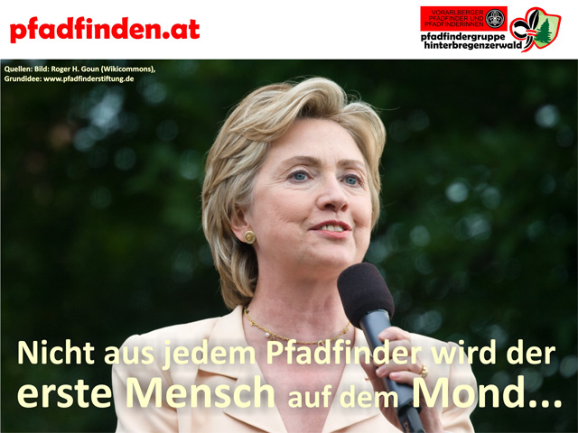 Hillary Clinton war Pfadfinderin